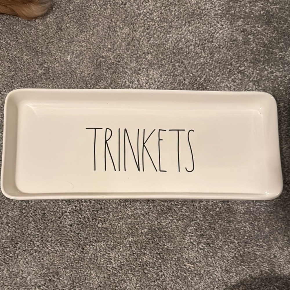 Rae Dunn - White Trinket Tray